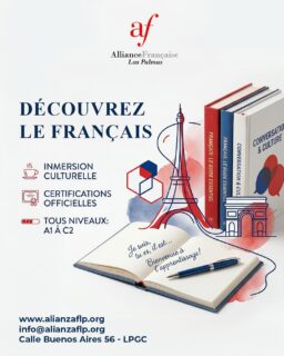 Descubre el mundo en francés😍🇫
Aprende francés con nosotros😉

 #laspalmasdegrancanaria❤️ #alianzafrancesalaspalmas #francesentuvida #Francophonie #aprenderfrancés #cursosdeverano #certificación #delfdalf #estudiarfrancés
