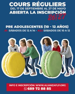 ¡Ya tenemos disponible la oferta de cursos 26-27!😍🇫🙌
👉PRE ADOLESCENTES (10 A 12 AÑOS)
👉A1 - SÁBADOS DE 12:00 A 14:00 HS.✅ 
👉A2.1 - SÁBADOS DE 10:00 A 12:00 HS.✅ 
👉LINK: https://sites.google.com/view/ofertacursos/2026-2027...

#francesentuvida #alliancefrancaise #laspalmasdegrancanaria❤️ #delf #delfjunior #culturafrancesa #cursosdeverano #alianzafrancesalaspalmas #aprenderfrancés #dalf #francés #estudiarfrances #examendefrancés
