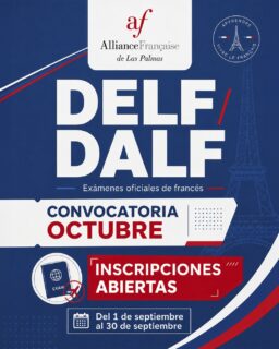 CONVOCATORIAS ABIERTAS DELF/DALF OCTUBRE 2026✅
👉INSCRIPCIÓNES DEL 1  AL 30 DE SEPTIEMBRE✅
👉📧info@alianzaflp.org
📲 689 72 88 85

#delfdalf #alianzafrancesalaspalmas #laspalmasdegrancanaria❤️ #francesentuvida #Francophonie #aprenderfrancés #examendefrancés #certificación