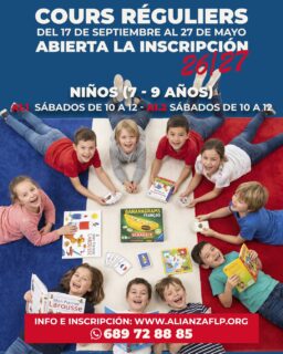 ¡Ya tenemos disponible la oferta de cursos 26-27!😍🇫🙌
👉NIÑOS ( 7 A 10 AÑOS)
👉A1.1 - SÁBADOS DE 10:00 A 12:00 HS.✅ 
👉A1.2 - SÁBADOS DE 10:00 A 12:00 HS.✅ 

#francesentuvida #alliancefrancaise #laspalmasdegrancanaria❤️ #delf #delfjunior #culturafrancesa #cursosdeverano #alianzafrancesalaspalmas #aprenderfrancés #dalf #francés #estudiarfrances #examendefrancés