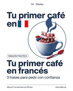 ☕ Imagina una terraza en Francia, el olor a café recién hecho… y tú haciendo tu pedido en francés. 🇫🇷

Todo empieza con algo tan sencillo como: «Bonjour ! Un café, s’il vous plaît».

En este carrusel encontrarás frases para pedir, elegir si te quedas o te lo llevas y solicitar la cuenta. Pequeñas conversaciones que te ayudan a ganar confianza, paso a paso. 💬

👉 Desliza y guarda estas expresiones para tu próxima escapada.
¿Eres de disfrutar el café sin prisas o de pedirlo para llevar?

#AlianzaFrancesaLasPalmas #AprenderFrancés #FrancésParaViajar #VocabularioFrancés #LasPalmasDeGranCanaria