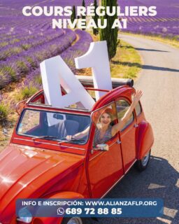 🇫🇷 Todo gran viaje empieza con un primer paso. El tuyo puede ser **A1**.
Imagina recorrer los campos de lavanda, parar por un croissant y animarte a pedirlo en francés. 🥐💜
Con el curso regular de **nivel A1 de la Alianza Francesa de Las Palmas**, empieza tu camino en el idioma y descubre todo lo que viene después.
🚗 ¿Nos acompañas en este viaje? Consulta la información e inscríbete en **www.alianzaflp.org**.

#AlianzaFrancesaLasPalmas #FrancésA1 #AprenderFrancés #CursosDeFrancés #LasPalmasDeGranCanaria #FrancésDesdeCero #CulturaFrancesa