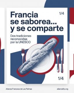 🥖 Hay conversaciones que empiezan con un «Bonjour» y otras con un «¿me pasas el pan?».

La gastronomía francesa nos invita a descubrir sabores, oficios y tradiciones, pero también algo muy cercano: el placer de sentarnos a compartir. 🧀🤍

Desde la cultura de la baguette hasta los rituales de una comida especial, detrás de cada mesa hay historias y palabras por aprender.

👉 Desliza y descubre este lado tan apetecible del francés.
Si pudieras elegir ahora mismo, ¿pan recién hecho, una tabla de quesos o un buen postre? 😋

#AlianzaFrancesaLasPalmas #GastronomíaFrancesa #CulturaFrancesa #AprenderFrancés #SaboresDeFrancia