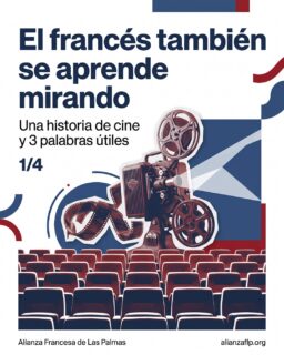 🎬 Una buena película te deja recuerdos, emociones… y unas cuantas palabras nuevas en francés.

Hoy viajamos a los primeros pasos del cinematógrafo de los hermanos Lumière y descubrimos vocabulario para disfrutar del cine en versión original. 🇫🇷🍿

Te proponemos un pequeño reto: elige una escena corta, escúchala con subtítulos y quédate con tres expresiones. Puedes repetirla las veces que quieras: aquí nadie te quita el mando. 😉

💬 ¿Qué película francesa recomendarías? Te leemos para crear entre todos una lista de cine.

#AlianzaFrancesaLasPalmas #CineFrancés #CineEnVersiónOriginal #AprenderFrancés #CulturaFrancesa